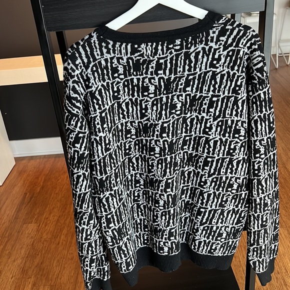 Fucking Awesome Stretched Stamp Allover Print Cardigan - Picture 2 of 3